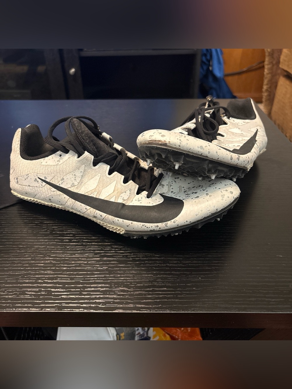 Nike Zoom Rival S9 Track Spikes Men's Size 11 Pure Platinum Speckled 907564-005